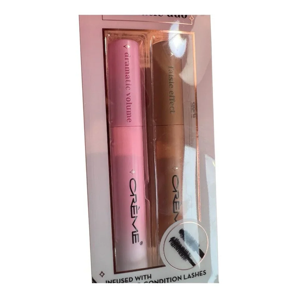 The Creme Shop 3D Mascara Duo 2 Piece Dramatic Volume False Effect Biotin